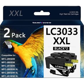 LC3033XXL Ink Cartridges with Super High-Yield Replacement for Brother LC3033 LC3035 BK/C/M/Y XXL Work with MFC-J995DW MFC-J805DW MFC-J815DW Printers (4 Pack) in Kuwait
