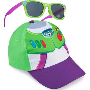 Disney Toy Story Baseball Cap and Sunglasses Set for Boys UV 400 Sun Protection Buzz Lightyear Woody Gifts for Boys (Multi Buzz) in Kuwait