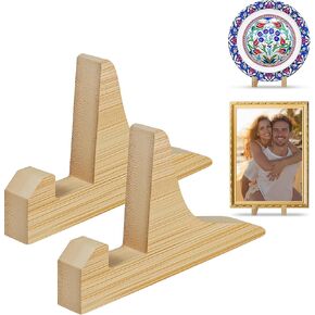 حامل لوحة للعرض، حامل صور قابل للتعديل 2.7 بوصة للعرض، حامل إطار صورة خشبي لتزيين المنزل in Kuwait