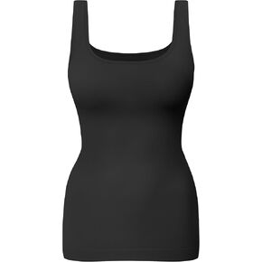 KIKIMINK Womens Shapewear Tank Tops Tummy Control Seamless Square Neck Body Shaper Compression Camisole Slimming Undershirt in Saudi Arabia