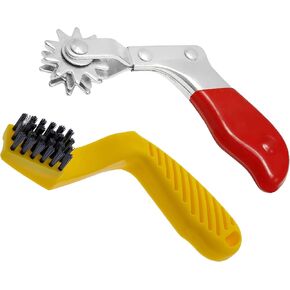 LAUCO Polish Pad Conditioning Brush, Polishing Spur Tool Set, Woof Buffing Pad Cleaning Spur Tool and Foam Pad Brush, Clean Recondition Polisher Buffer Wool Compound & Polish Pads, Auto Detailing in Kuwait