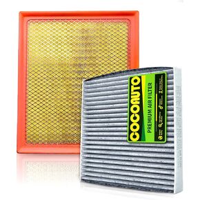 Engine & Cabin Air Filter Kit for Tundra 5.7L (2014-2021) & 4.6L (2014-2019), Fits Sequoia (2014-2022), Replace 178010S020, 178010P100, 87139-30040, 87139-YZZ08 in Kuwait