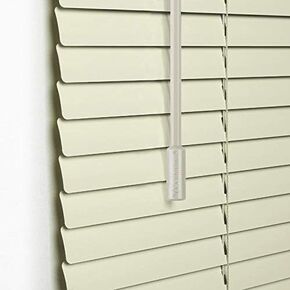 LazBlinds حجم مخصص بدون أدوات - بدون حفر ستائر صغيرة من الألومنيوم مقاس 1 بوصة، ستائر لاسلكية للنوافذ، غرفة الخصوصية المعتمة، ستائر النوافذ الأفقية، رمادي فضي in Kuwait