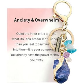 Crystal Keychain Going Away Gifts for Friends New Beginnings Gift for Coworker Anxiety Relief Keychain for Women in Saudi Arabia