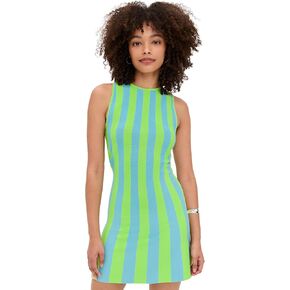 فستان ميني لوسيرن نسائي سادة ومخطط in Kuwait