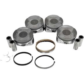4-Piece Engine Piston Rings Kit Compatible with 2009-2018 Vehicles with 2.5L 2AR-FE Engine – Includes Parts 13211-0V011-A0, 13211-0V012-B0, 13211-36032-C0 in Kuwait