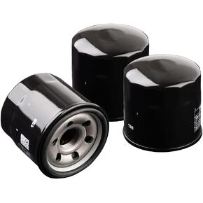 Tusk First Line فلتر زيت 3 عبوات - تدفق عالي، بديل ممتاز لمحركات رباعية الأشواط عالية الأداء متوافقة مع سوزوكي كينج كواد 750AXi 2008-2025/Eiger 400 2002-2007/v-Strom 800DE 2023-2024 in Kuwait