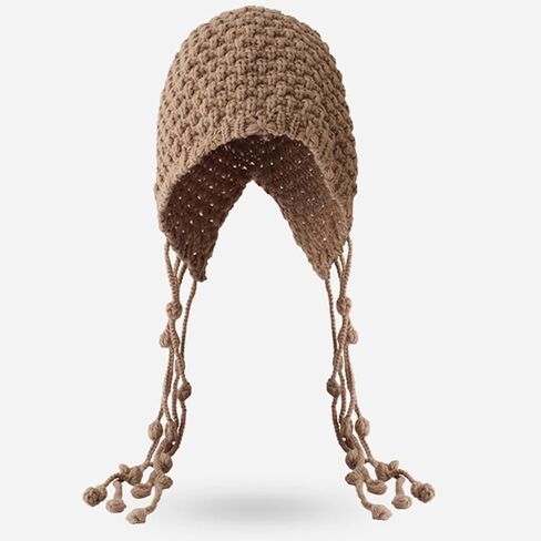 Knit Hat Womens Winter Peruvian Cover Ears Hat Ear Flap Sherpas Ski Snow Hats Knit Cute Tassels s Hat in Saudi Arabia