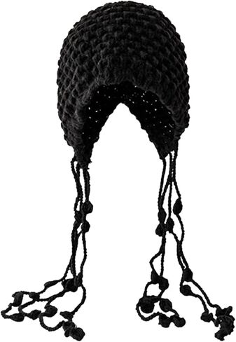 Knit Hat Womens Winter Peruvian Cover Ears Hat Ear Flap Sherpas Ski Snow Hats Knit Cute Tassels s Hat in Saudi Arabia