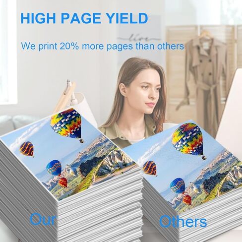 68XL Black Ink Cartridges High Yield Black 1 Pack Replacement for HP Printers Envy 6555e 6100e 6500e Series 68e Compatible with 6155e 6555e 6152e 6552e 6558e 6165e in Kuwait