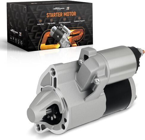 maXpeedingrods 19133N Starter Motor for Dodge Nitro 2010-2011, for Jeep Liberty KK 2010-2012, V6 3.7L,12V 1.2KW 10Teeth CW, Replace# 04801854AA, 4801854AA, M000T32972, M000T32972ZC in Saudi Arabia