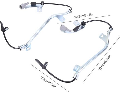 2PCS Car ABS Wheel Speed Sensors Rear Left Right Compatible with Subaru 2007 2008 2009 Legacy 2007 2008 2009 Outback H4 H6 2.5L 3.0L Replace 27540AG14A 27540AG14B ALS1583 ABS Sensor in Saudi Arabia