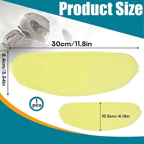 عبوة واحدة بديلة للعدسات المضادة للضباب لخوذات Shoei - متوافقة مع أقنعة Pinlock EVO CWR-1، CW-1، CNS-1، تناسب GT-Air، RF-SR، Neotec، Qwest، RF-1200، RF-1100، X-Twelve in Kuwait