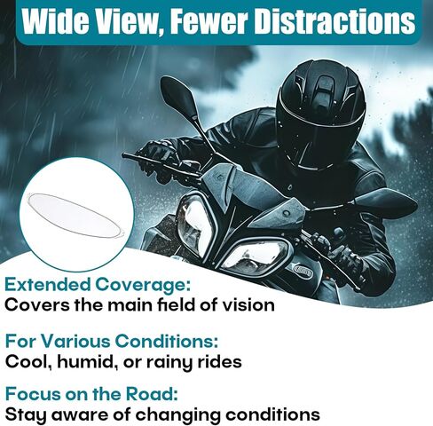 عبوة واحدة بديلة للعدسات المضادة للضباب لخوذات Shoei - متوافقة مع أقنعة Pinlock EVO CWR-1، CW-1، CNS-1، تناسب GT-Air، RF-SR، Neotec، Qwest، RF-1200، RF-1100، X-Twelve in Kuwait