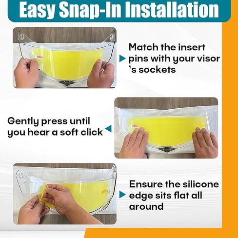 عبوة واحدة بديلة للعدسات المضادة للضباب لخوذات Shoei - متوافقة مع أقنعة Pinlock EVO CWR-1، CW-1، CNS-1، تناسب GT-Air، RF-SR، Neotec، Qwest، RF-1200، RF-1100، X-Twelve in Kuwait