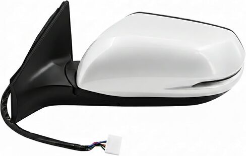 76258-TLA-A32 Left Driver Side View Mirror for Honda CR-V 2017-2022 Left Driver Side Door Mirror Assembly with 9 Pins/Power Adjust/Heated/Signal Light/Blind Spot 76258TLAA32 HO1320318 in Kuwait