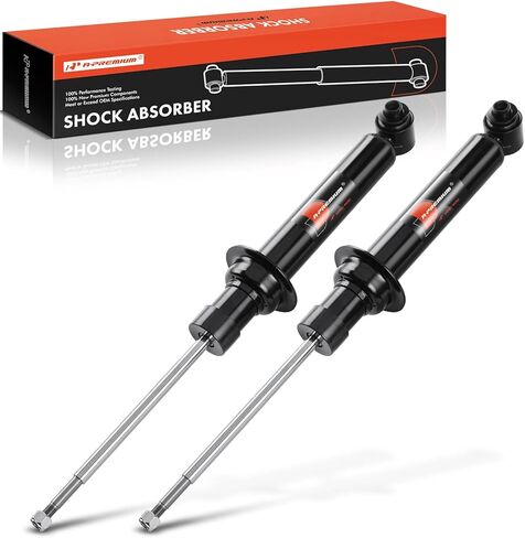 A-Premium Rear Shock Absorber Compatible with BMW 525i 530i 2004-2007, 528i 535i 2008-2010, 545i 2004-2005, 550i 2006-2010, Driver and Passenger Side in Saudi Arabia