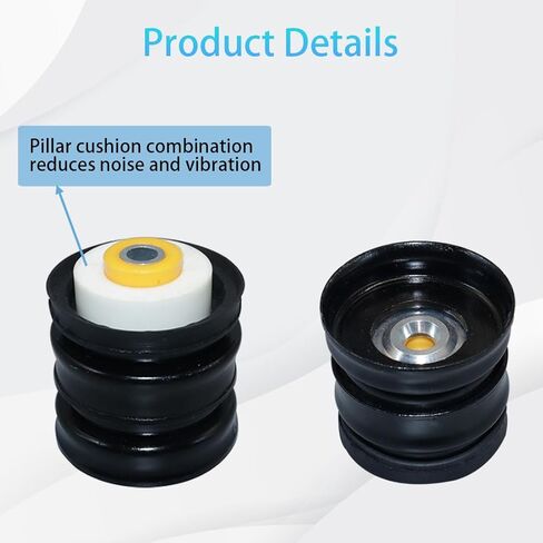 Rear Shock Absorber Mounting Damper Kit Compatible with Honda City Fit 2015-2020 HR-V 2016-2020 Rear Mounting Damper Replacement for 52670-T5A-J01 52670-T5A-J02 52722-T5A-J02 52633-T5A-J01 in Kuwait