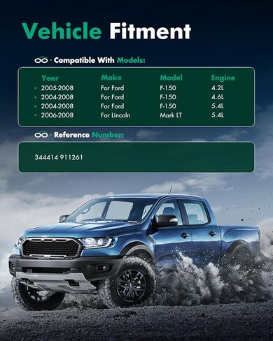 مجموعة الصدمات الخلفية SCITOO مكونة من 2 لـ F150، ممتصات الصدمات والدعامات تناسب 2004 2005 2006 2007 2008 لفورد F-150، 2006 2007 2008 لينكولن مارك LT Amortiguadores in Saudi Arabia