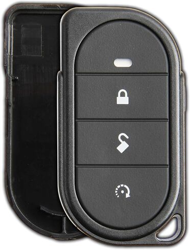 KeylessOption دخول بدون مفتاح التحكم عن بعد مفتاح السيارة فوب شل زر وسادة إنذار غطاء الأمان قفل فتح البعيد تشغيل 3 زر استبدال ل Viper (7146V) in Saudi Arabia