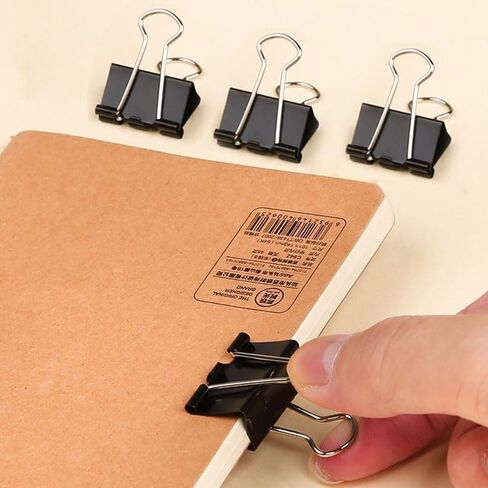 10 Pack Binder Clips, 2 Inch Large Paper Metal Binder Clips, Paper Clamps for Office Home School and Business, Binding Paperwork Supplies, Black in Saudi Arabia