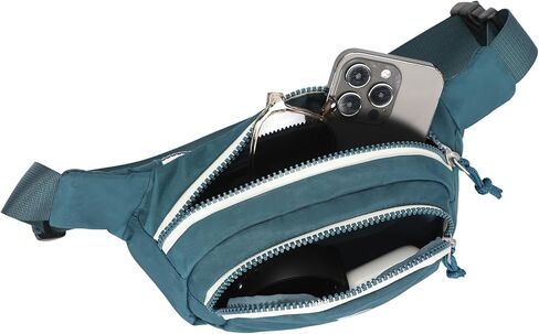 Hynes Eagle Travel Backpack 40L Flight Approved Carry on Backpack Men Large Cabin Weekender Laptop Backpack Women 15.6 inches Teal with Waist Pack Green in Kuwait