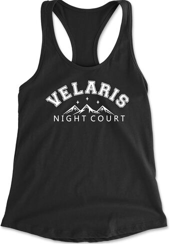 قميص Velaris Night Court Squad Starfall Racerback بدون أكمام للنساء، ناعم وجذاب in Saudi Arabia