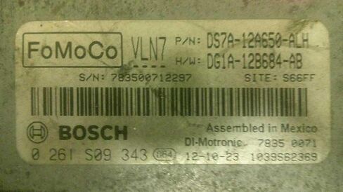 Engine ECM Control Module 1.6L Fits 13 Fusion DS7A-12A650-ALH DS7A12A650ALH in Saudi Arabia
