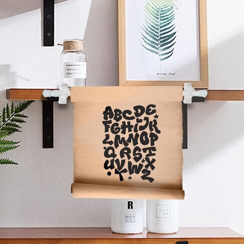 مشبك قابل للسحب على موزع حامل لفة ورق الكرافت 15.5-27.5 بوصة حامل المناشف الورقية خفيف الوزن in Kuwait