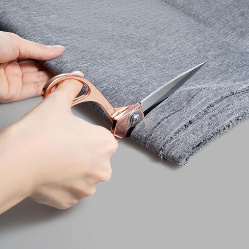 ارتفع الذهب 8 "مقص خياط حاد مقص النسيج مقص الجلود الفولاذ المقاوم للصدأ المهنية الملابس الثقيلة الخياطة المقصات خياط الخياطة النسيج الحرفية قطع in Kuwait