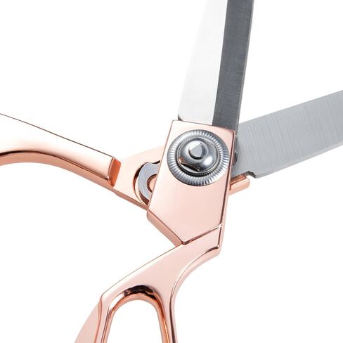 ارتفع الذهب 8 "مقص خياط حاد مقص النسيج مقص الجلود الفولاذ المقاوم للصدأ المهنية الملابس الثقيلة الخياطة المقصات خياط الخياطة النسيج الحرفية قطع in Kuwait