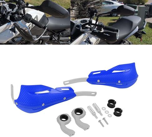 7/8" 22mm and 1 1/8" 28mm Handguard Motorcycle Handlebar Brake Lever Protection Hand Guards Replacement for Motorbike ATV Motocross Supermoto Racing Dirt Pit BIK(Black) in Saudi Arabia