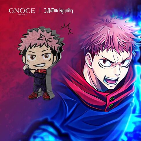 GNOCE Jujutsu Kaisen JJK - Yuji Itadori Charm Bracelet for Women, S925 Sterling Silver Dangle Charms for Women Wife, Valentine‘s Day, Mother’s Day Jewelry in Saudi Arabia