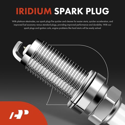 A-Premium Set of 8 Ignition Coil Pack and Iridium Spark Plugs Compatible with Mitsubishi Outlander 2004-2006, Lancer 2004-2006, Eclipse 2006-2012, Galant 2006-2012 in Saudi Arabia