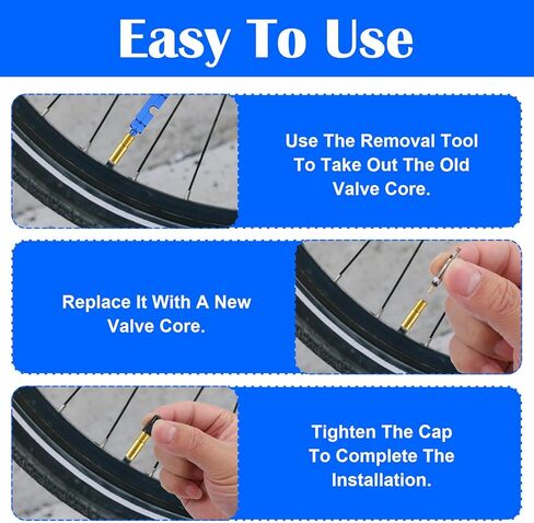 22 Pcs Presta Valve Core, Bicycle Presta Valve, Bicycle Valves Core Replacements Set for Road/Mountain Bike Tubeless Tires, Widely Compatible with Various Brands in Saudi Arabia