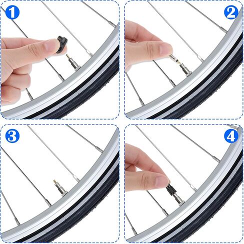 22 Pcs Presta Valve Core, Bicycle Presta Valve, Bicycle Valves Core Replacements Set for Road/Mountain Bike Tubeless Tires, Widely Compatible with Various Brands in Saudi Arabia