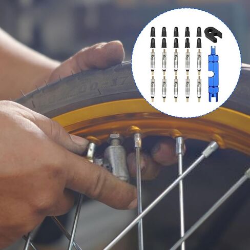 22 Pcs Presta Valve Core, Bicycle Presta Valve, Bicycle Valves Core Replacements Set for Road/Mountain Bike Tubeless Tires, Widely Compatible with Various Brands in Saudi Arabia