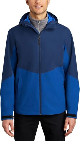 JustBlanks Mens Full-Zip Waterproof Wind Resistance Rain Jacket in Kuwait