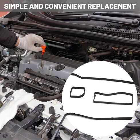 VS50639R1 Valve Cover Gasket Set, Replacement for Ford Escape 2.3L 2.5L 2005-2019 Replacement for Lincoln MKZ 2.5L 2011-20012, Replaces 1S7Z-6584-BA in Saudi Arabia