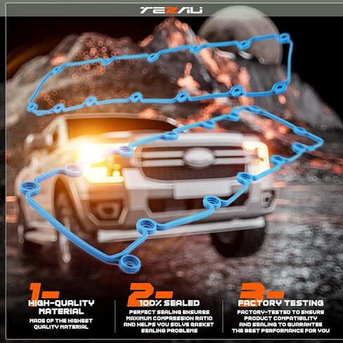 مجموعة حشية غطاء صمام المحرك متوافقة مع Ford Crown Victoria F150 F250 F350 E150 E250 E350 E450 Excursion Expedition Mercury Grand Marquis Lincoln Navigator 4.6L 5.4L V8 VS50481R VS50366 in Kuwait