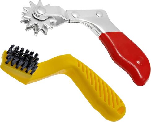 LAUCO Polish Pad Conditioning Brush, Polishing Spur Tool Set, Woof Buffing Pad Cleaning Spur Tool and Foam Pad Brush, Clean Recondition Polisher Buffer Wool Compound & Polish Pads, Auto Detailing in Kuwait
