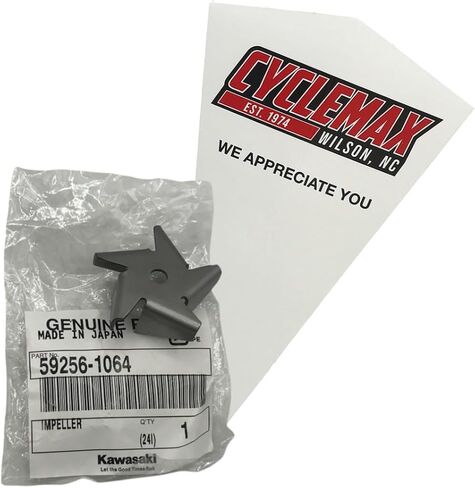 One Pack compatible with Kawasaki 1987-24 WATER PUMP IMPELLER KX 65 85 100 112 59256-1064 Contains One 1987-24 WATER PUMP IMPELLER KX 65 85 100 112 and a Funnel in Saudi Arabia