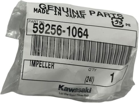 One Pack compatible with Kawasaki 1987-24 WATER PUMP IMPELLER KX 65 85 100 112 59256-1064 Contains One 1987-24 WATER PUMP IMPELLER KX 65 85 100 112 and a Funnel in Saudi Arabia