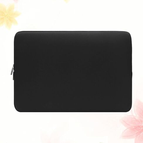 حقيبة كمبيوتر محمول مقاس 13 بوصة من NOLITOY متوافقة مع جهاز MacBook، وحقيبة يد للكمبيوتر المحمول للسفر والمكتب، وحقيبة كمبيوتر واقية سوداء مع سحاب للإغلاق in Saudi Arabia