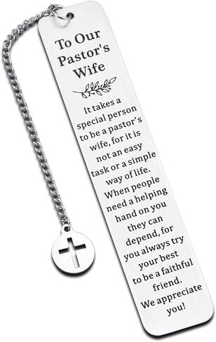 Pastors Wife Appreciation Gifts, Pastor Thank You Bookmark Gifts for Women Men, First Lady Gifts, Birthday Gift for Preachers Wife Ministers Wife Christian Stocking Stuffers, Pastor Church Gifts in Saudi Arabia