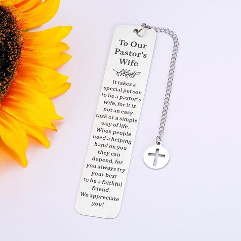 Pastors Wife Appreciation Gifts, Pastor Thank You Bookmark Gifts for Women Men, First Lady Gifts, Birthday Gift for Preachers Wife Ministers Wife Christian Stocking Stuffers, Pastor Church Gifts in Saudi Arabia