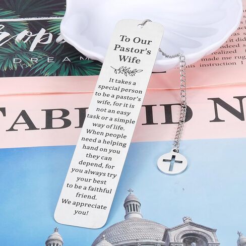 Pastors Wife Appreciation Gifts, Pastor Thank You Bookmark Gifts for Women Men, First Lady Gifts, Birthday Gift for Preachers Wife Ministers Wife Christian Stocking Stuffers, Pastor Church Gifts in Saudi Arabia