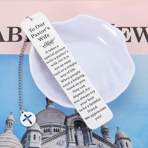 Pastors Wife Appreciation Gifts, Pastor Thank You Bookmark Gifts for Women Men, First Lady Gifts, Birthday Gift for Preachers Wife Ministers Wife Christian Stocking Stuffers, Pastor Church Gifts in Saudi Arabia