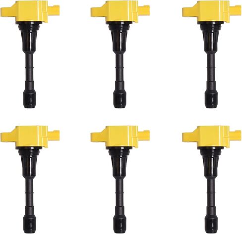 ENA Pack 6 UF550 Ignition Coil 2007-2012 2013 2014 2015 2016 2017 2018 2019 2020 Compatible with Infiniti Nissan 350Z Altima Maxima Murano Pathfinder Quest EX35 FX35 G25 G35 JX35 M35 M35h Q50 Q70 QX60 in Saudi Arabia