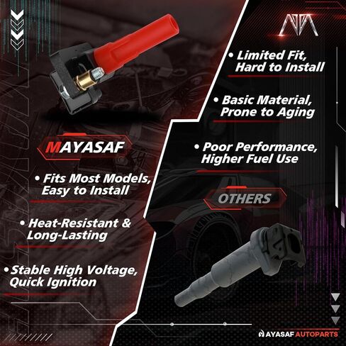 MAYASAF UF287 Ignition Coils [Pack of 6] Fit 2008-2009 for Subaru Legacy 3.0L, 2001-2009 for Subaru Outback 3.0L, 2008-2014 for Subaru Tribeca 3.6L, 2006-2007 for Subaru B9 Tribeca 3.0L in Saudi Arabia